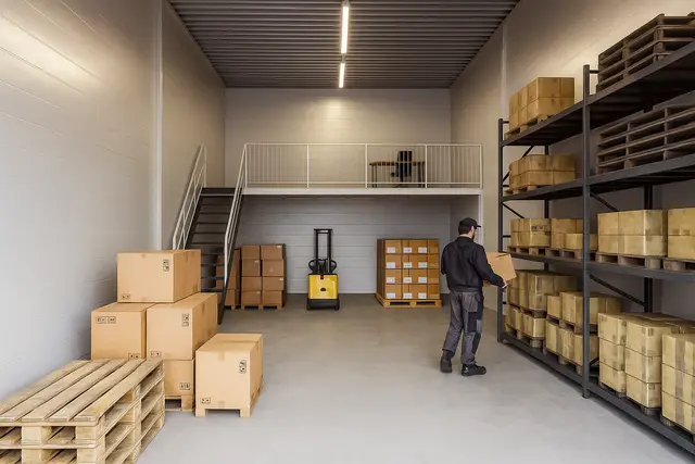 Storage for businesses — illustration